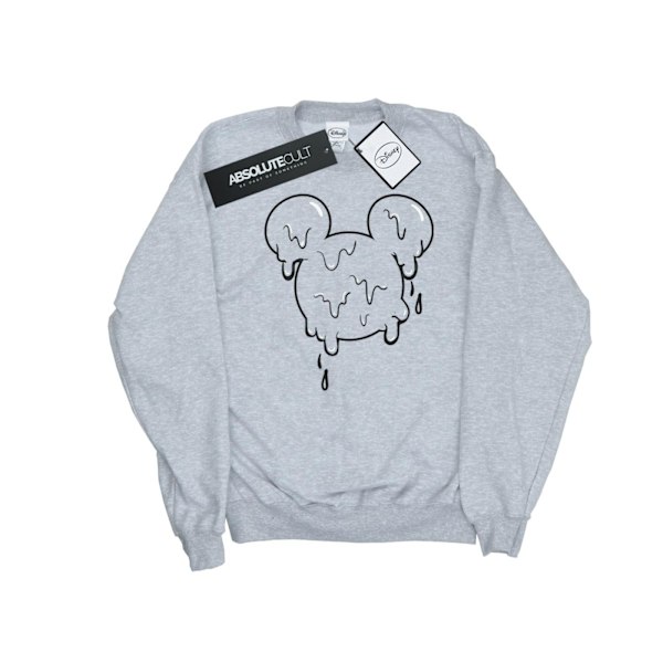 Disney Dam/Kvinnor Mickey Mouse Glasshuvud Sweatshirt XL Sports Grey XL