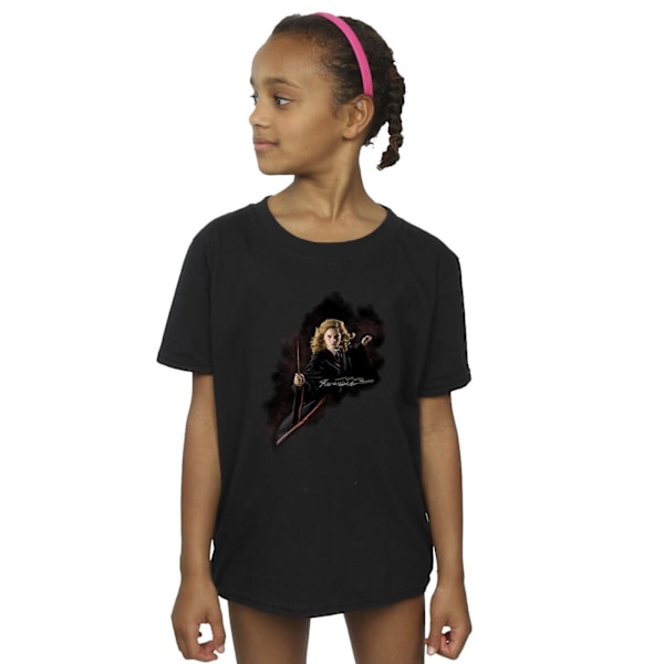 Harry Potter Girls Hermione Fight Like A Girl Bomull T-shirt 12 Black 12-13 Years