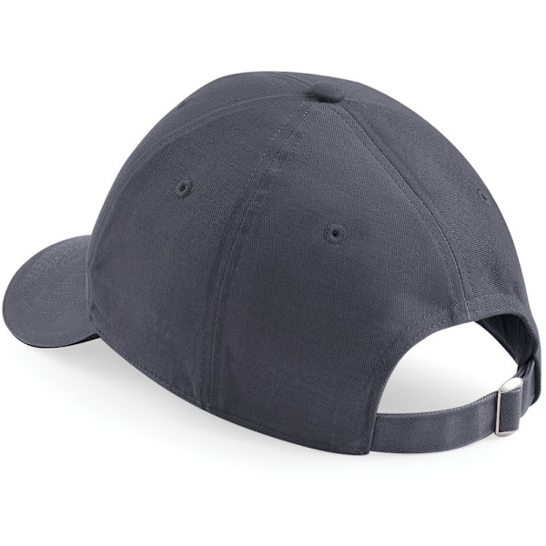 Beechfield Vuxen Unisex Athleisure Bomull Baseball Cap En Storlek Graphite Grey/Black One Size