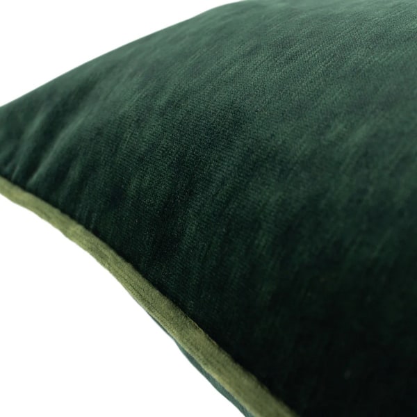 Paoletti Torto Sammetskuddeöverdrag Rektangulär 30cm x 60cm Smaragd Emerald/Moss 30cm x 60cm