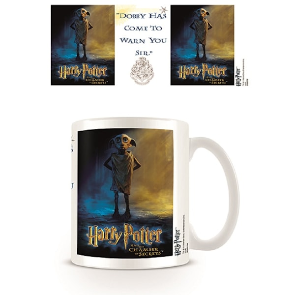 Harry Potter Varning Dobby Mugg En Storlek Vit/Blå/Gul White/Blue/Yellow One Size