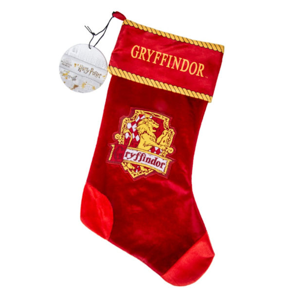 Harry Potter Gryffindor Julstrumpa En Storlek Röd Red One Size