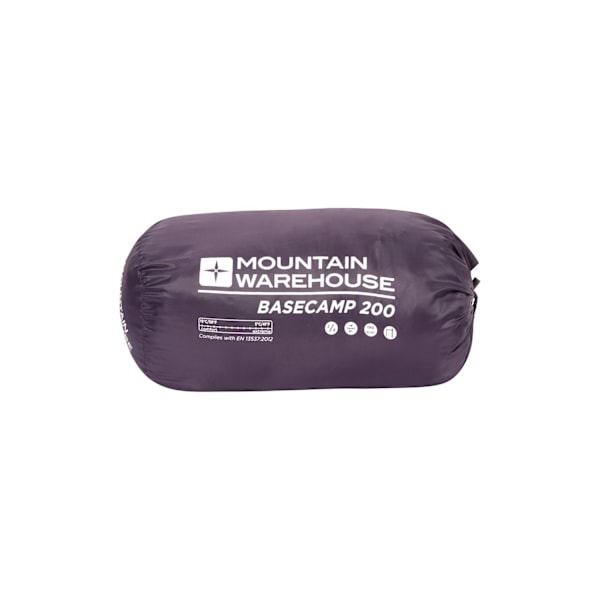 Mountain Warehouse Basecamp 200 Sommarslafsäck En Storlek Pu Purple One Size