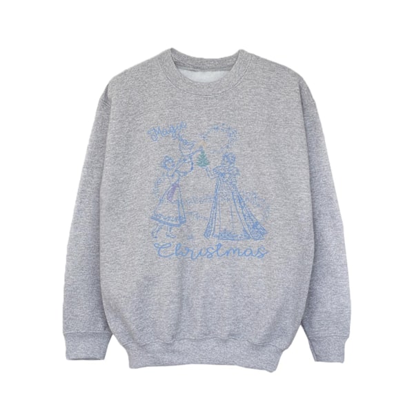 Disney Girls Frozen Magic Jultröja 3-4 År Sport Sports Grey 3-4 Years