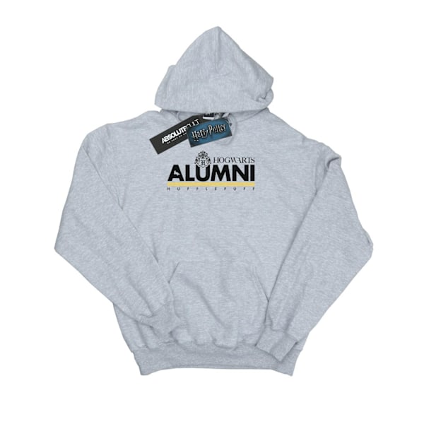 Harry Potter Herr Hogwarts Alumni Hufflepuff Hoodie 4XL Sports Sports Grey 4XL