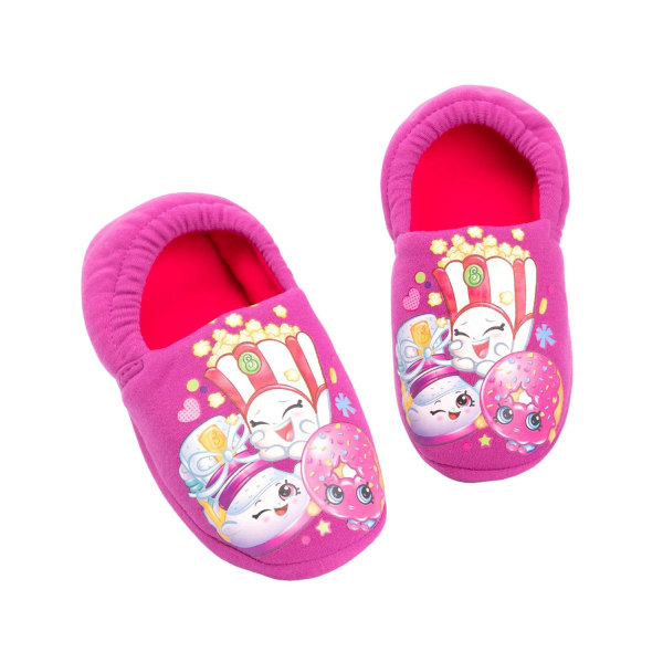 Shopkins Girls Character Slippers 6 UK Child Pink Pink 6 UK Child