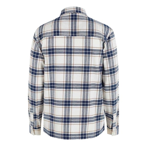 Firetrap Herr Anthm Pläd Ficka Långärmad Skjorta M Varm Vit Warm White M