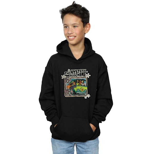 Scooby Doo Boys Mystery Machine Hoodie 7-8 år Svart Black 7-8 Years
