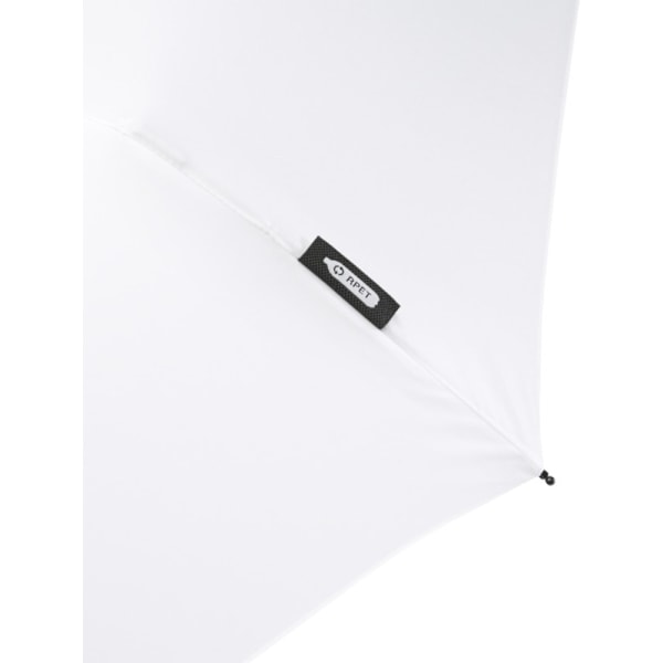 Avenue Birgit Återvunnet Hopvikbar Paraply One Size Vit White One Size