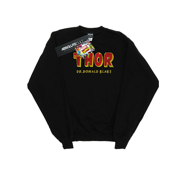 Marvel Dam/Kvinnor Thor AKA Dr Donald Blake Sweatshirt XL Svart Black XL