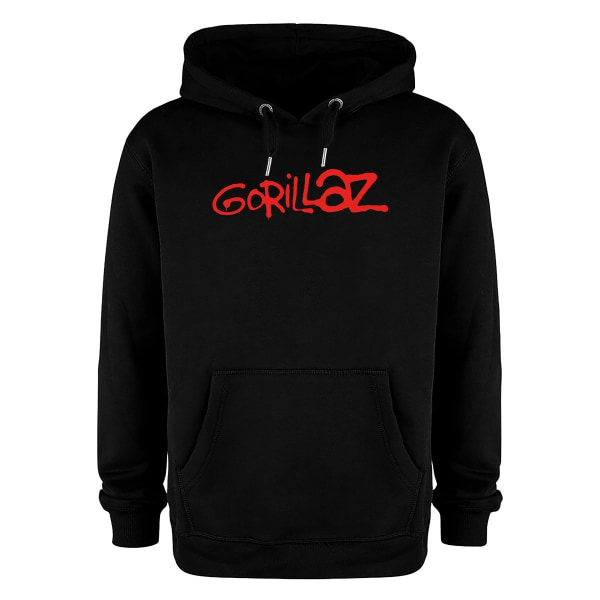 Amplified Unisex Adult Gorillaz Logo Hoodie M Charcoal Charcoal M