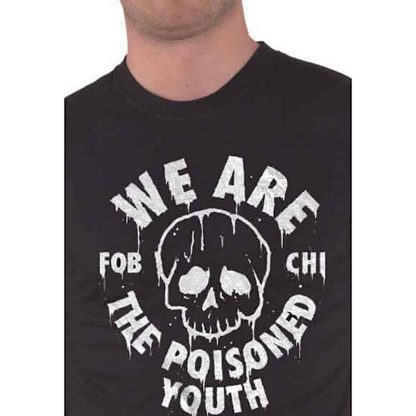 Fall Out Boy Unisex Adult Poisoned Youth Bomull T-shirt M Svart Black M