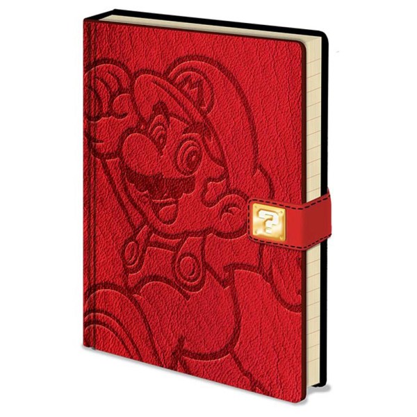 Super Mario Premium Notebook One Size Röd Red One Size