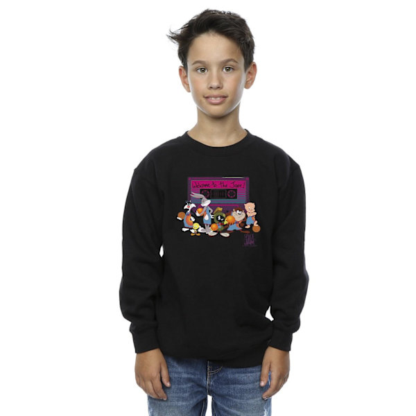 Space Jam: A New Legacy Boys Team Cassette Sweatshirt 7-8 år Black 7-8 Years