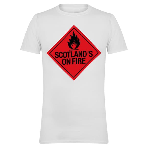 AWD Herr Scotlands On Fire T-Shirt M Vit White M