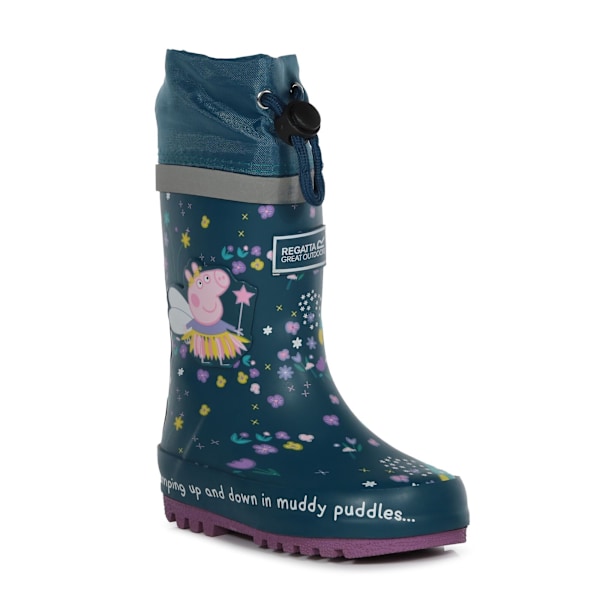 Regatta Barn/Barn Fantasy Greta Gris Splash Wellington Boot Gulfstream 12 UK Child