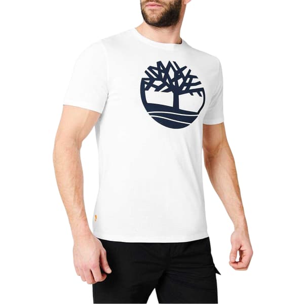 Timberland Herr Logotyp T-shirt L Vit White L