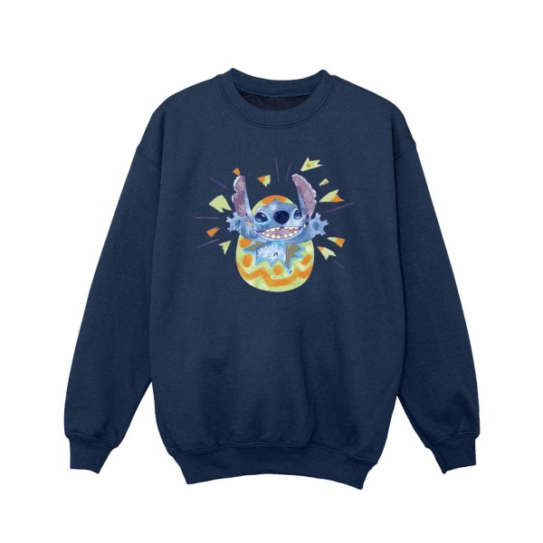 Disney Girls Lilo & Stitch Cracking Egg Sweatshirt 3-4 år Na Navy Blue 3-4 Years