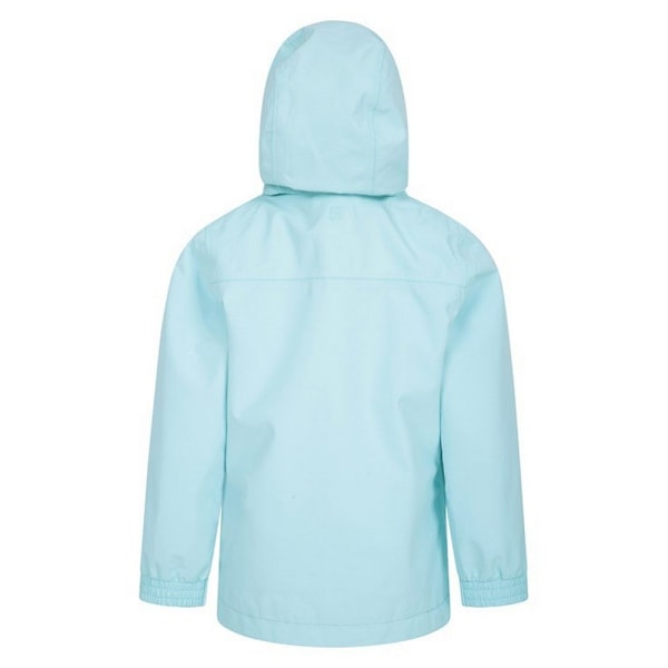 Mountain Warehouse Barnjacka Cloud Burst Vattentät för Barn/Barn Teal 2-3 Years