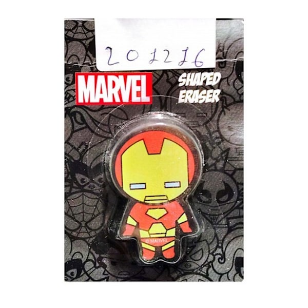 Marvel formad Iron Man suddgummi One Size Gul/Röd Yellow/Red One Size