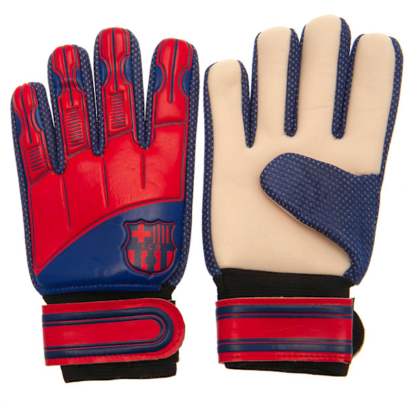 FC Barcelona Barn/Barnkalv Målvaktshandskar 67mm - 73mm Blå/ Blue/Red 67mm - 73mm
