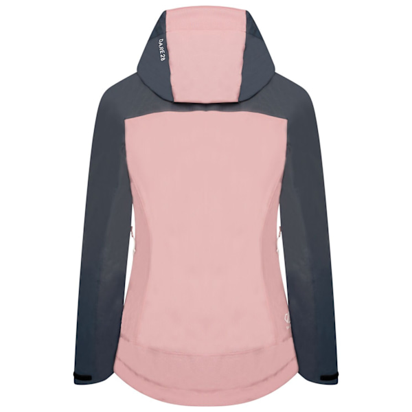 Dare 2B Dam/Kvinnor Diverse II Vattentät Jacka 16 UK Powder Powder Pink/Bluestone 16 UK