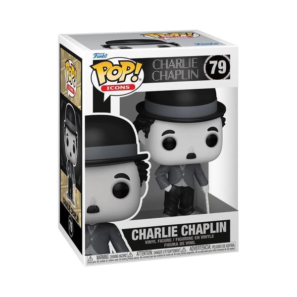 Funko POP! Chaplin Vinylfigur En Storlek Grå Grey One Size