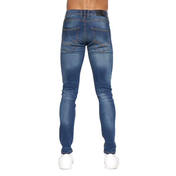 Duck and Cover Herr Maylead Slim Jeans 36L Tonad Blå Tinted Blue 36L