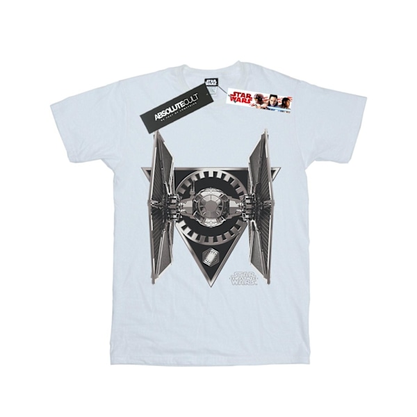 Star Wars Boys The Last Jedi TIE Fighter T-shirt 5-6 år Vit White 5-6 Years