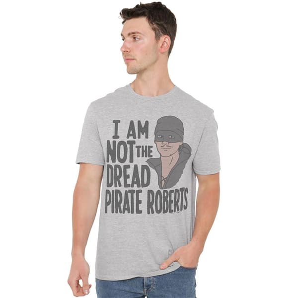 The Princess Bride Dam/Kvinnor Dread Pirate Roberts T-shirt L Athletic Heather L