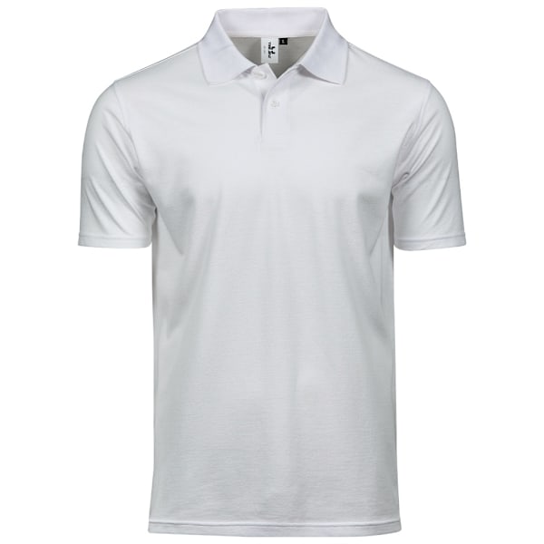 Tee Jays Power Pique ekologisk pikétröja 4XL vit White 4XL