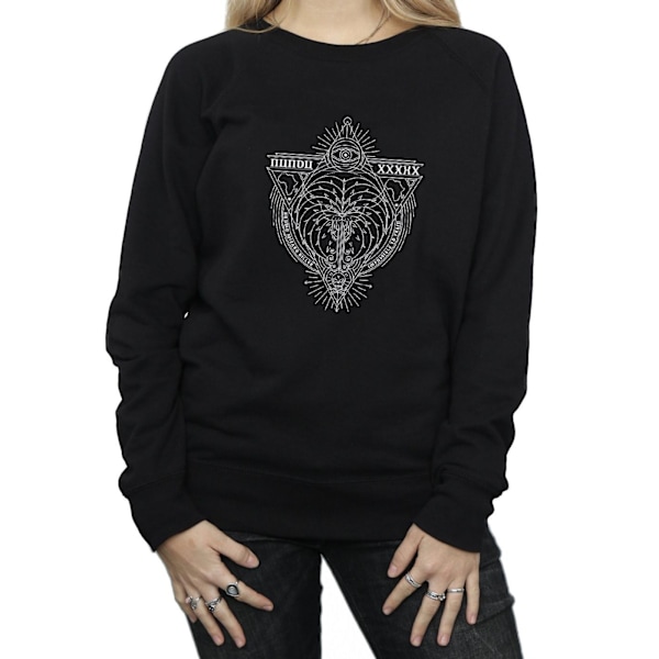 Fantastiska vidunder Kvinnors/Damers Trollkarl Mördare Ikon Sweatshirt L Black L