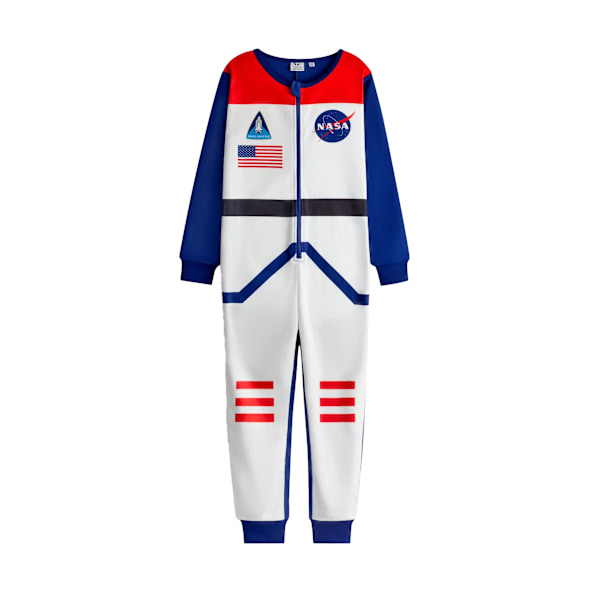 NASA Astronaut Bodysuit för Pojkar 7-8 År Blå/Vit/Röd Blue/White/Red 7-8 Years