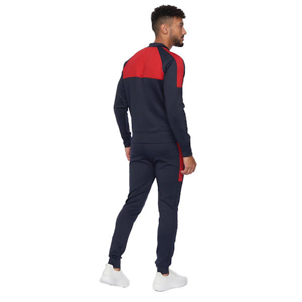 Crosshatch Herr Daxton Träningsoverall S Marinblå/Röd Navy/Red S