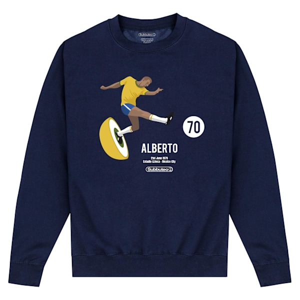 Subbuteo Unisex Adult Alberto Sweatshirt XL Marinblå Navy XL