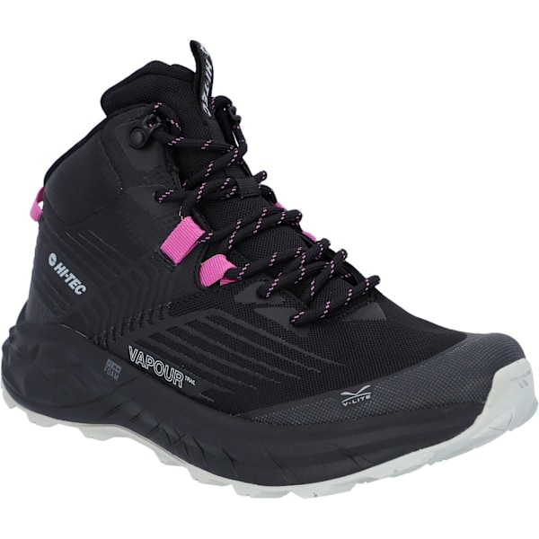Hi-Tec Mens Fuse Trail Vattentäta Mid Cut Tränare 6 UK Svart/C Black/Cool Grey/Cyclamen 6 UK
