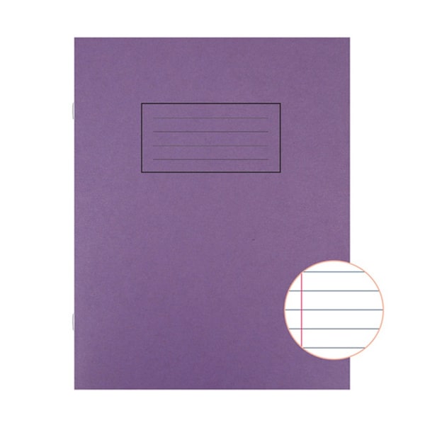 Silvine A5-linjerade skrivblock (10-pack) En storlek Lila Purple One Size