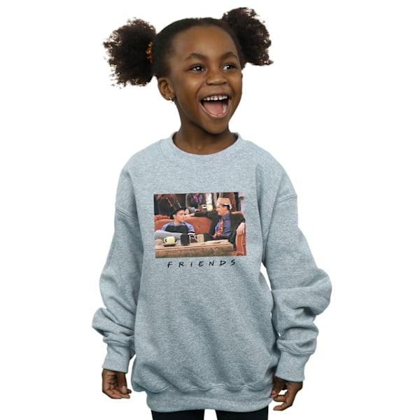 Friends Girls Joey och Chandler Mössor Sweatshirt 7-8 År Sport Sports Grey 7-8 Years