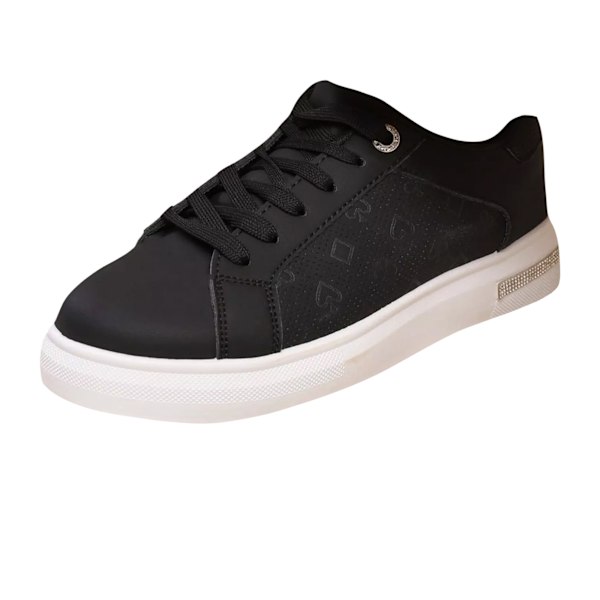 Where's That From Dam/Damer Tokyo Crystal Embossed Sneakers Black 3 UK