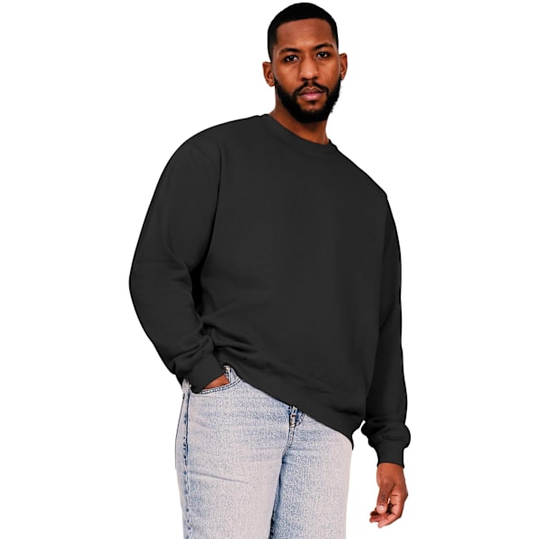 Casual Classics Herr Ringspun Bomull Oversized Sweatshirt M Bla Black M