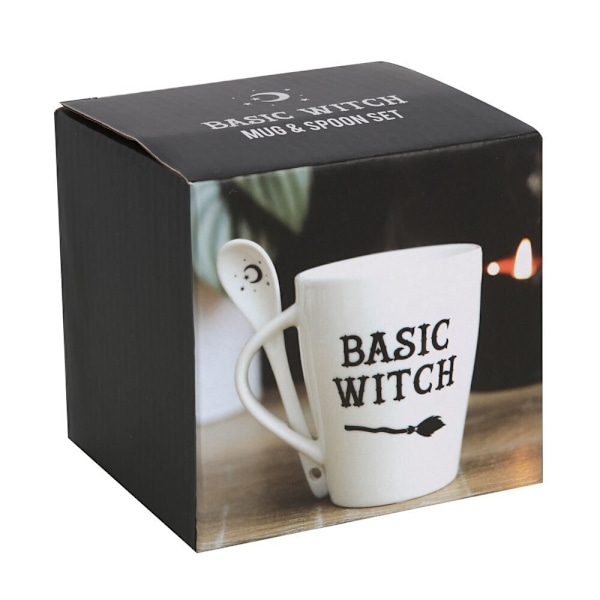 Something Different Basic Witch Keramisk Mugg Set En Storlek Vit White One Size