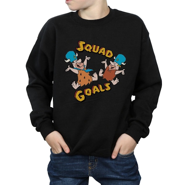 The Flintstones Boys Squad Goals Sweatshirt 5-6 år Svart Black 5-6 Years