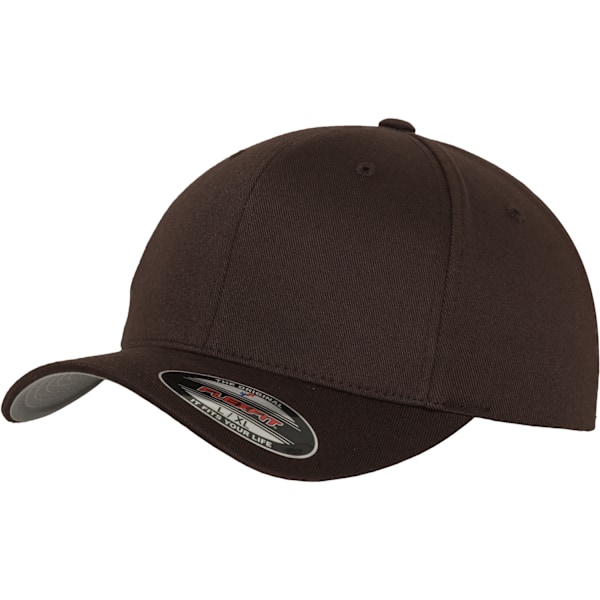 Yupoong Flexfit Fitted Baseball Cap LXL Brun Brown LXL