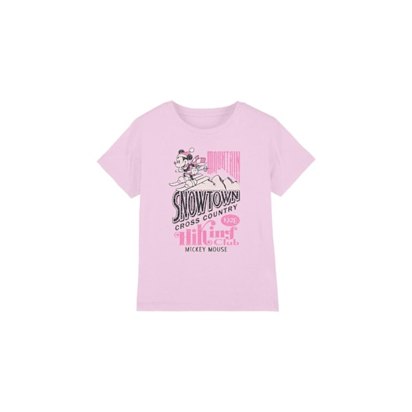Disney Barn/Barn Snowtown Ski Musse Pigg T-Shirt 5-6 År Pink 5-6 Years
