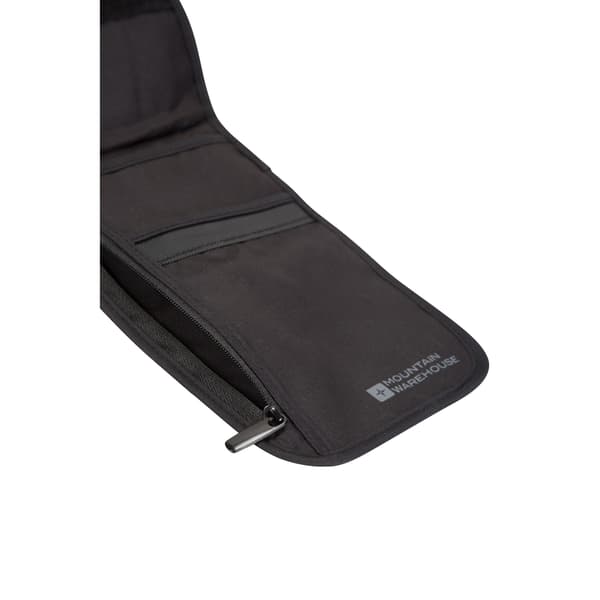 Mountain Warehouse Logo RFID-blockerande nackficka, en storlek, svart Black One Size