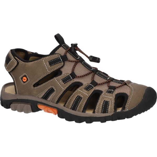 Hi-Tec Mens Cove Sport Sandals 11 UK Taupe/Burnt Orange Taupe/Burnt Orange 11 UK