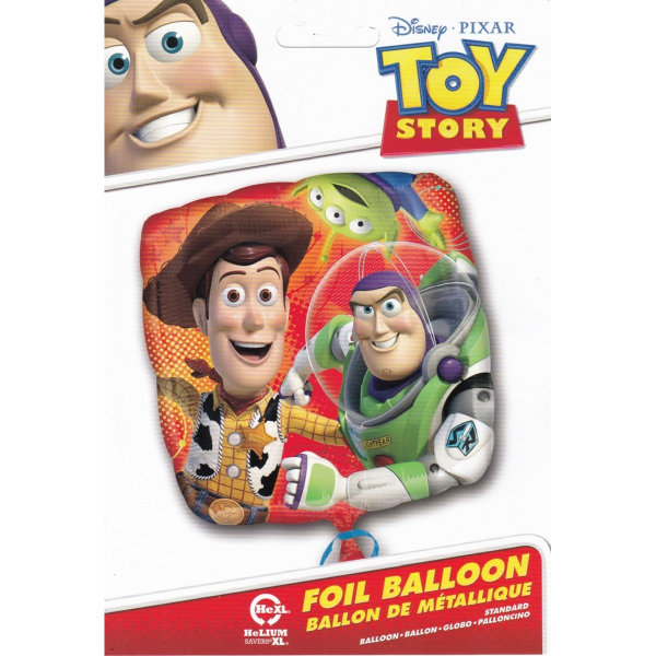 Toy Story Characters Folieballong One Size Orange/Grön/Brun Orange/Green/Brown One Size