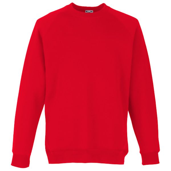 Fruit Of The Loom Barnkläder Unisex Raglanärm Sweatshirt 5-6 Red 5-6