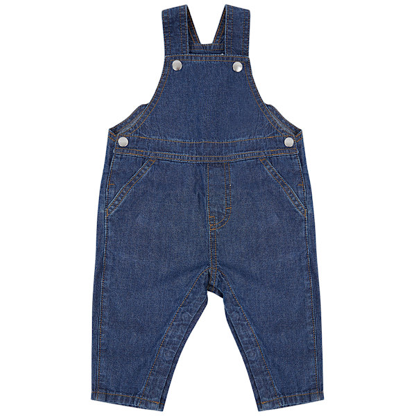 Larkwood Barnkläder/Barn Denim Dungarees 3-4 År Blå Blue 3-4 Years