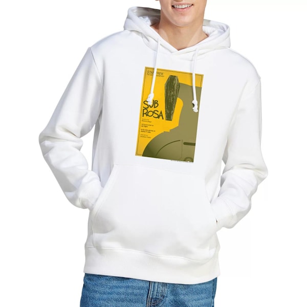 Star Trek Herr The Next Generation Säsong 7 Avsnitt 14 Hoodie L White L